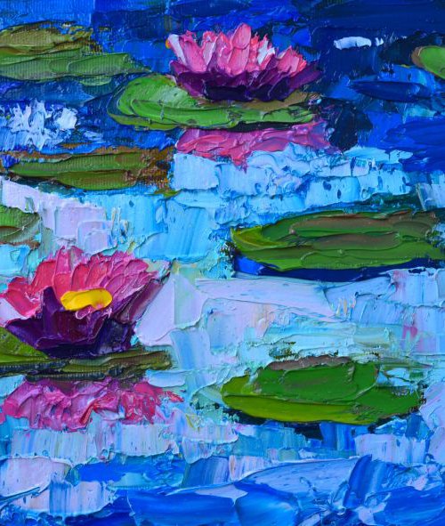 LILY POND IMPRESSION by ANA MARIA EDULESCU