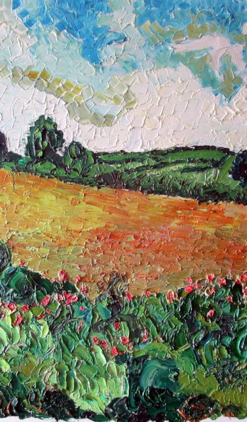 Hungarian landscape by Richard Meyer