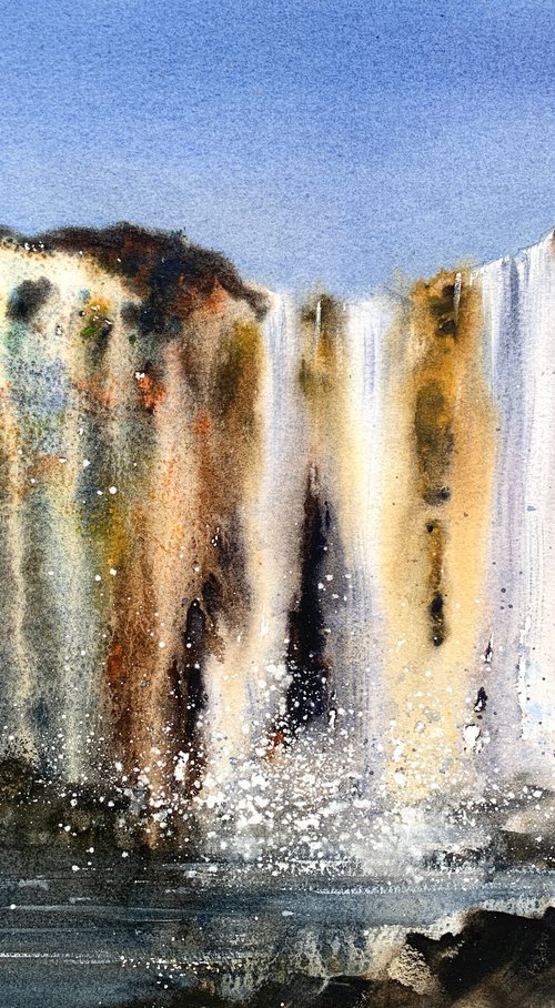 Waterfall by Eugenia Gorbacheva