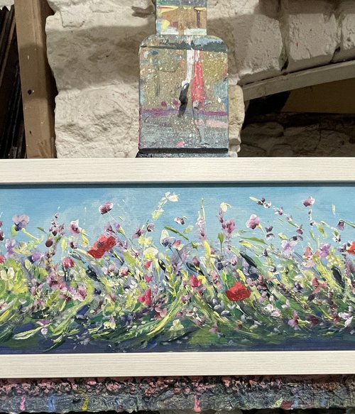 A swathe of flowers by Emma Sian Pritchard