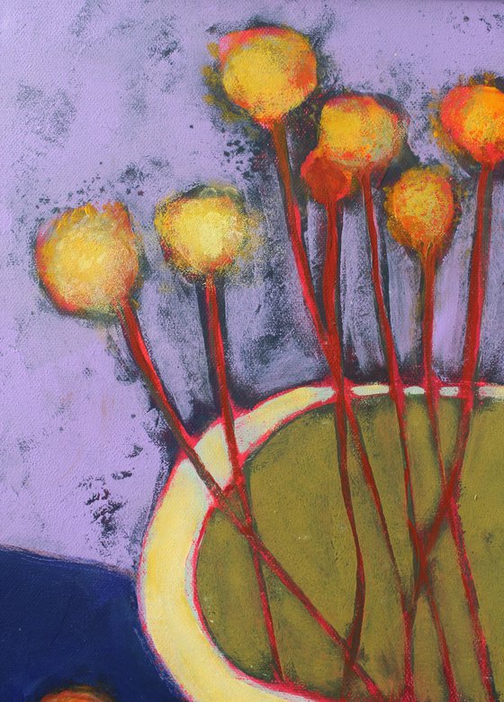 A bouquet of dandelions.