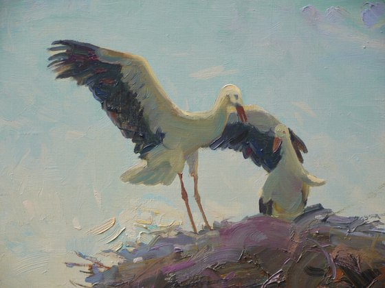 The storks are back