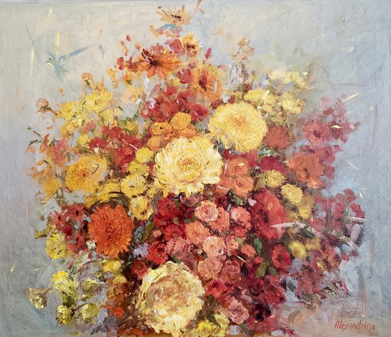 Bouquet "Autumn Sun."