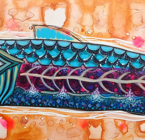 Big Fish pop art by Sara Rodighiero