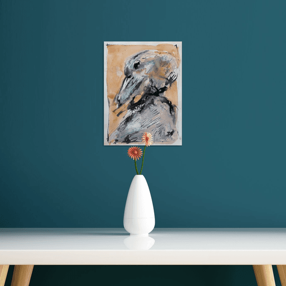 Bird Portrait 2, 24x32 cm