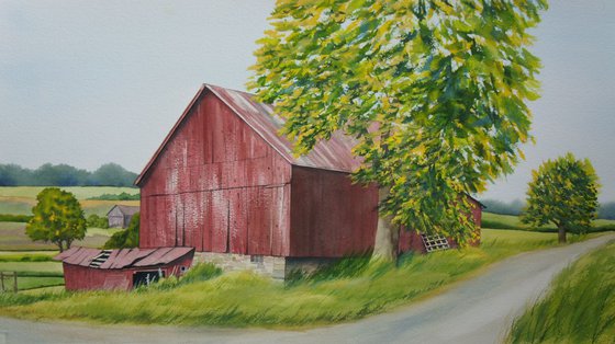 Amish barn