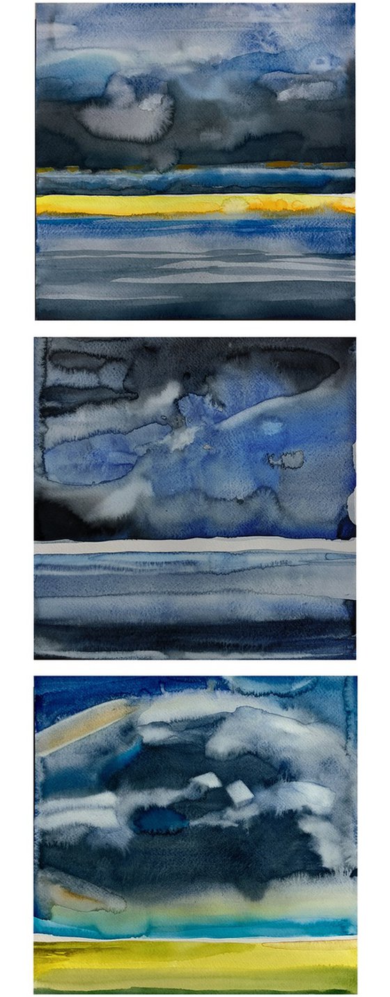 Storm - triptych