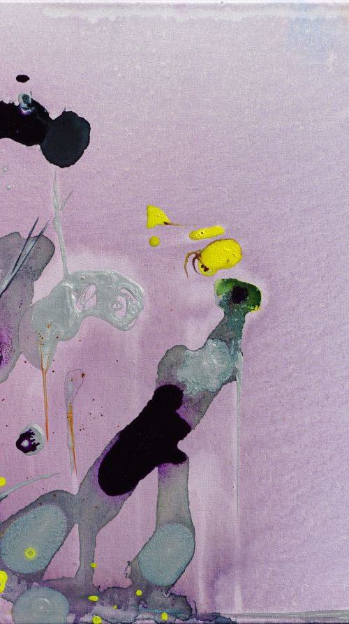 Kissing Moose, Weeping Birds-60x45cm/24x18in by jelena b