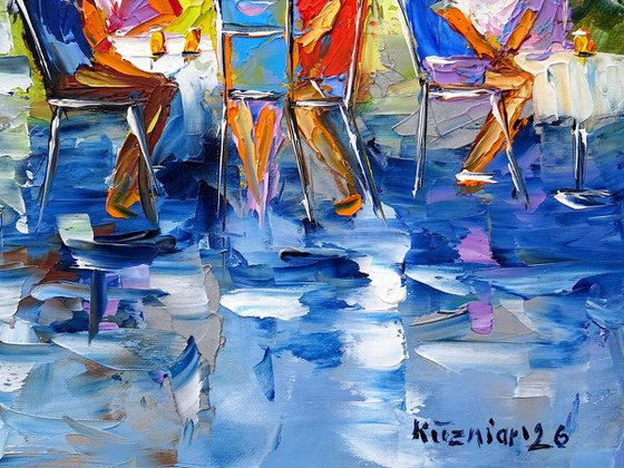 In a Parisian Street Café