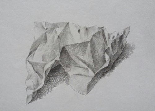 Abstract original pencil drawing #2 by Yury Klyan
