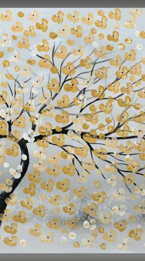 Golden Bloom Drift by Edelgard Schroer