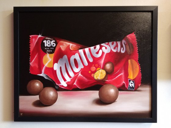 Big Maltesers still life