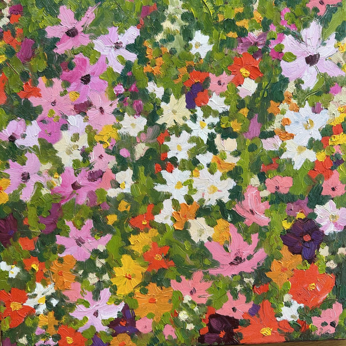 Wildflower Mood By Irina Anis, 16 X 16, Artwork For Sale On Artfinder