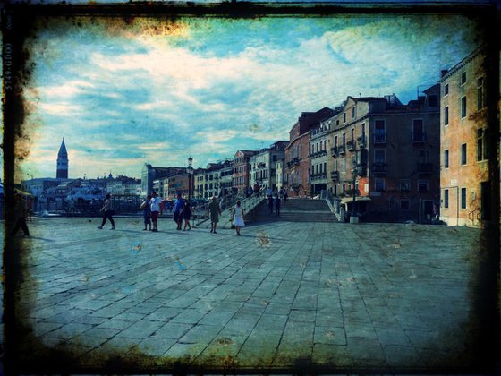 Venice in Italy - 60x80x4cm print on canvas 02496m3 READY to HANG