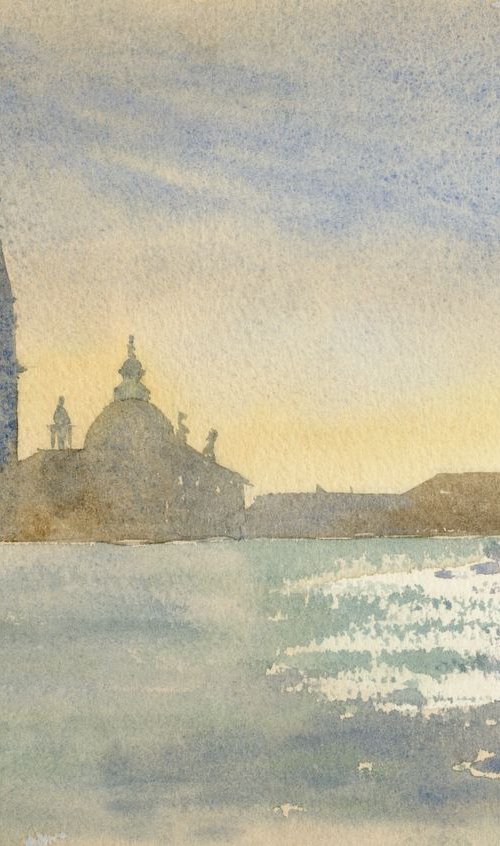 Evening Light, Venice by Carole Griffin RBA (Royal Society of British Artists)