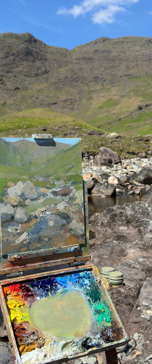 Mickleden Beck and Valley by Alex James Long