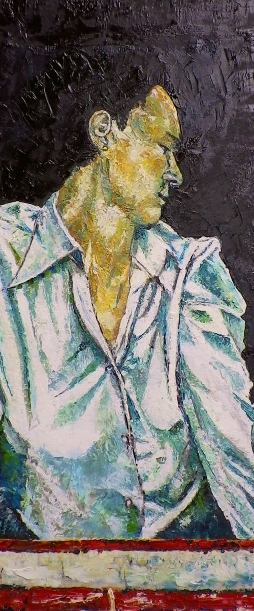 Woman at a window by Richard Meyer