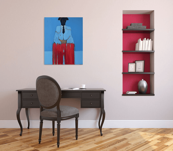 Abstract Torero Figure
