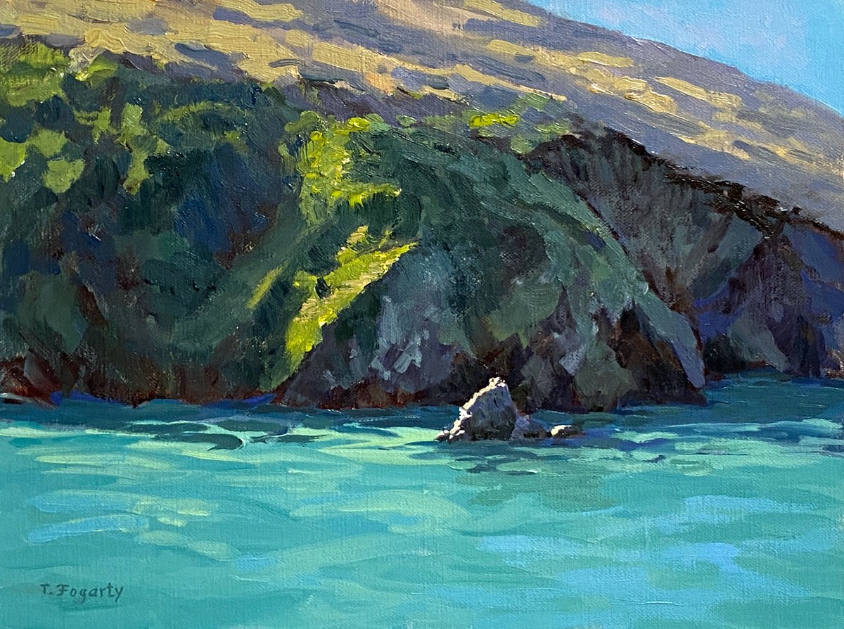 Albion Cove Rocks And Sea By Tatyana Fogarty, 12 X 9, Artwork For Sale On Artfinder