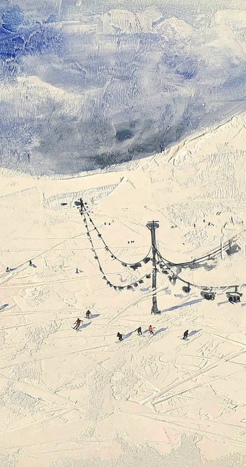 In the Winter Mountains by Elena Klimenko