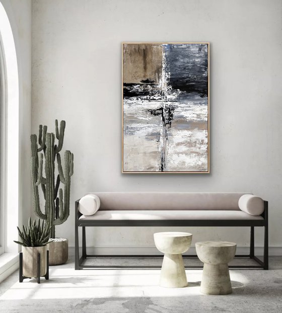 Silence neutral beige grey