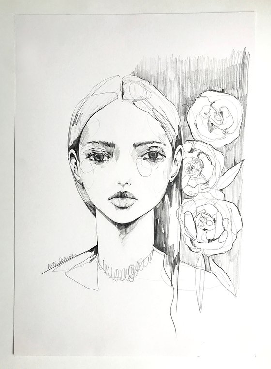 Pencil Rose