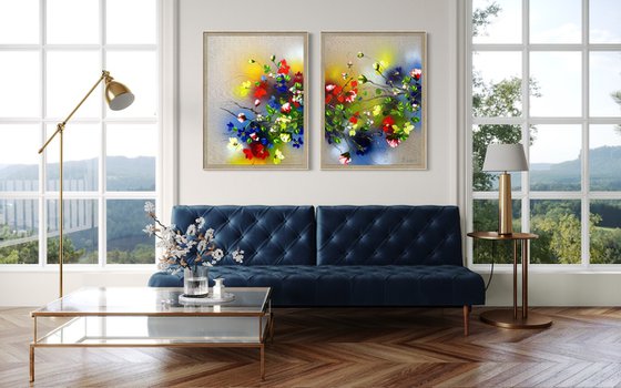 Light Field - Diptych