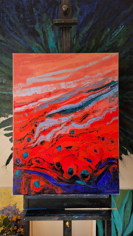 Red Sky III 60x80cm