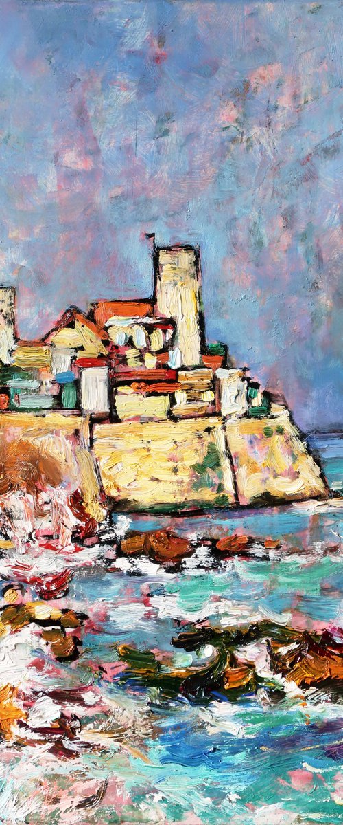 Morning in Antibes by Nikifor Swiristuhin