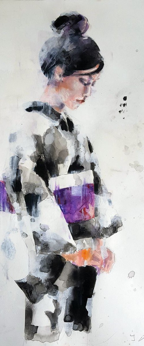 geisha study II by Thomas Donaldson