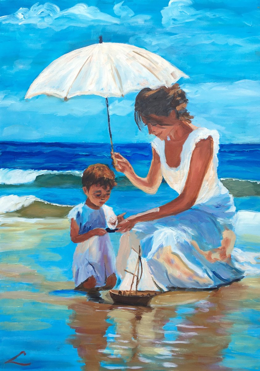 Peaceful Moment By Elena Sokolova, 20 X 28, Artwork For Sale On Artfinder