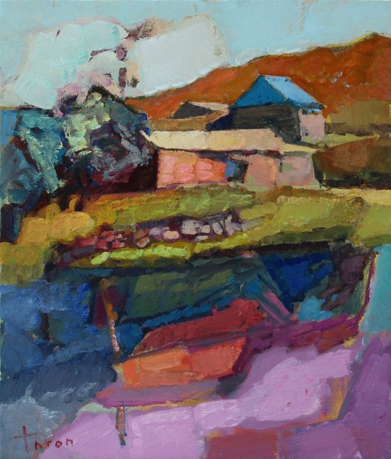 Houses by the river