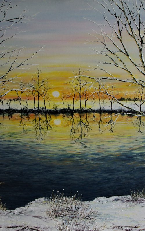 End Of A Winters Day by Hazel Thomson