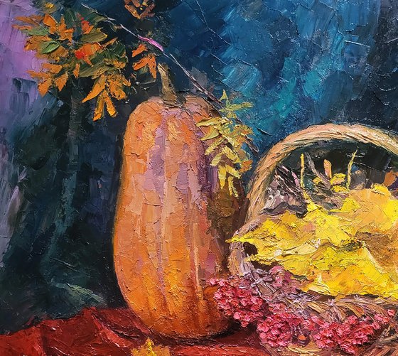 Still life with pumpkin
