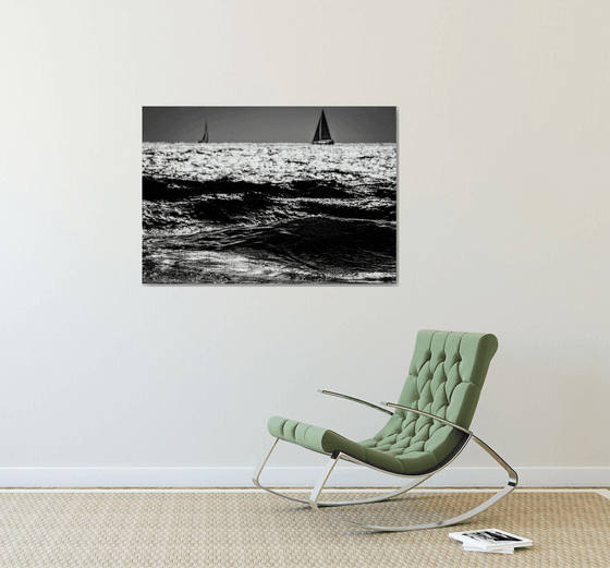 Two Sailboats | Limited Edition Fine Art Print 1 of 10 | 90 x 60 cm