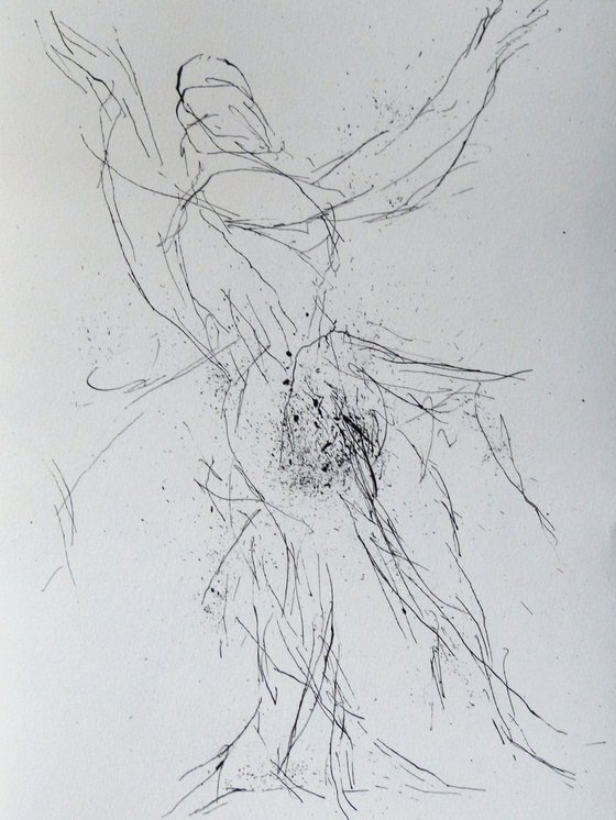 Life in Scratches 21, 24x32 cm
