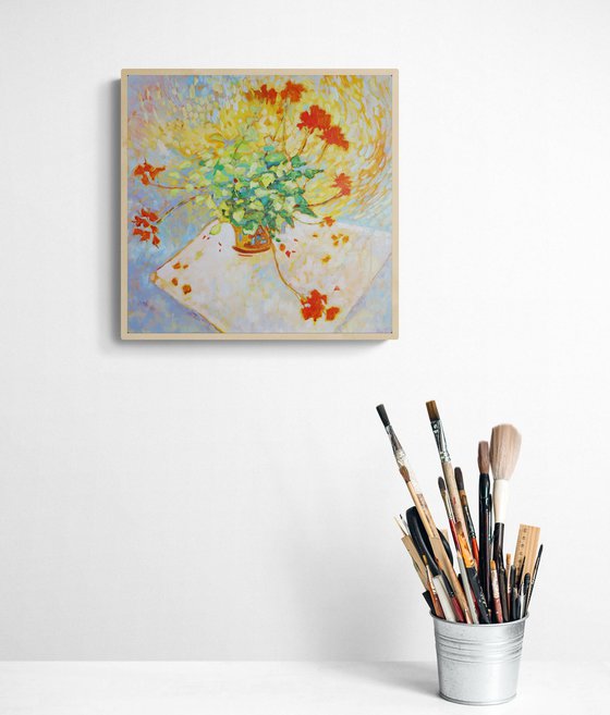 Sunshine and Geraniums