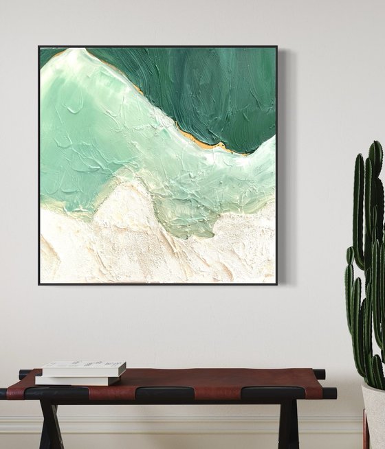 Whitsundays Green Tide 90x90 FLASHSALE