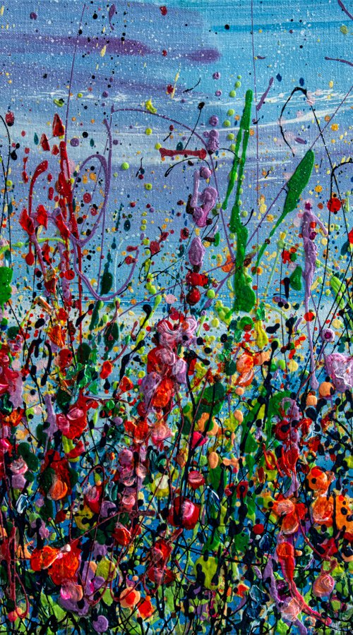 Rocky Mountain Splatter by Lena Owens at OLena Art