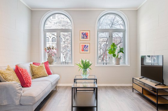 Sunset Oasis, set of 2