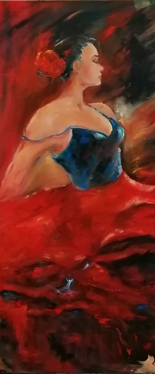 Flamenco Dancer 61 by Susana Zarate Harris