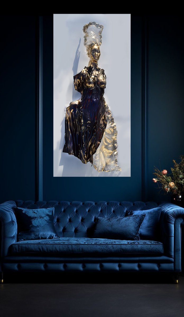 Geometric Sculpture , The Duchess Ii By Anna Sidi-Yacoub, 30 X 75, Artwork For Sale On Artfinder