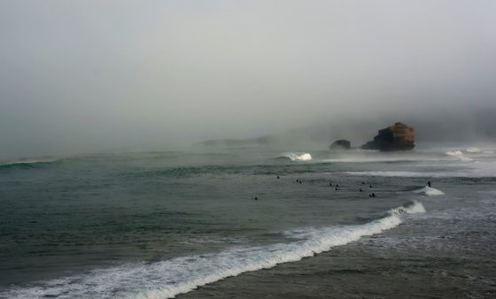 Surf à Biarritz...