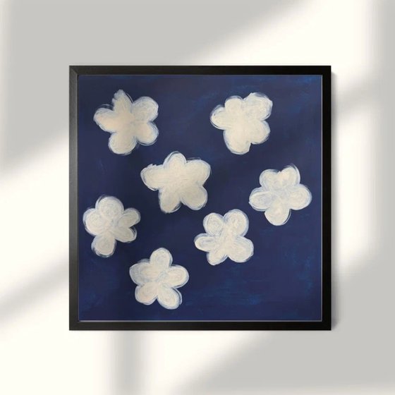 Cloud Dancers in a Field of Blue