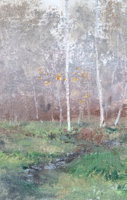 Birches III by Benjamin Eden