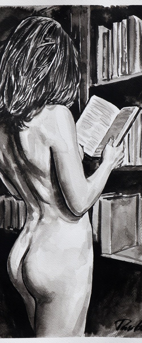 "Booklover, library" by Tashe