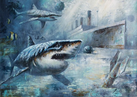 Оптимистический пейзаж 2D.