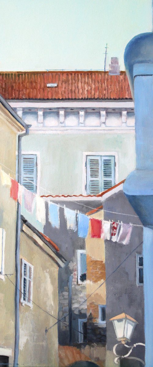 Old street of Rovinj by Tatiana Alekseeva