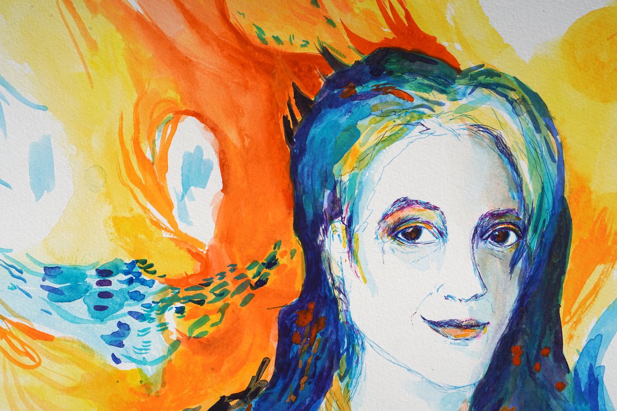 Blue Witch enjoying the Sun by Carolin Goedeke