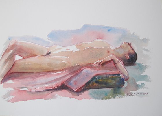 reclining female nude